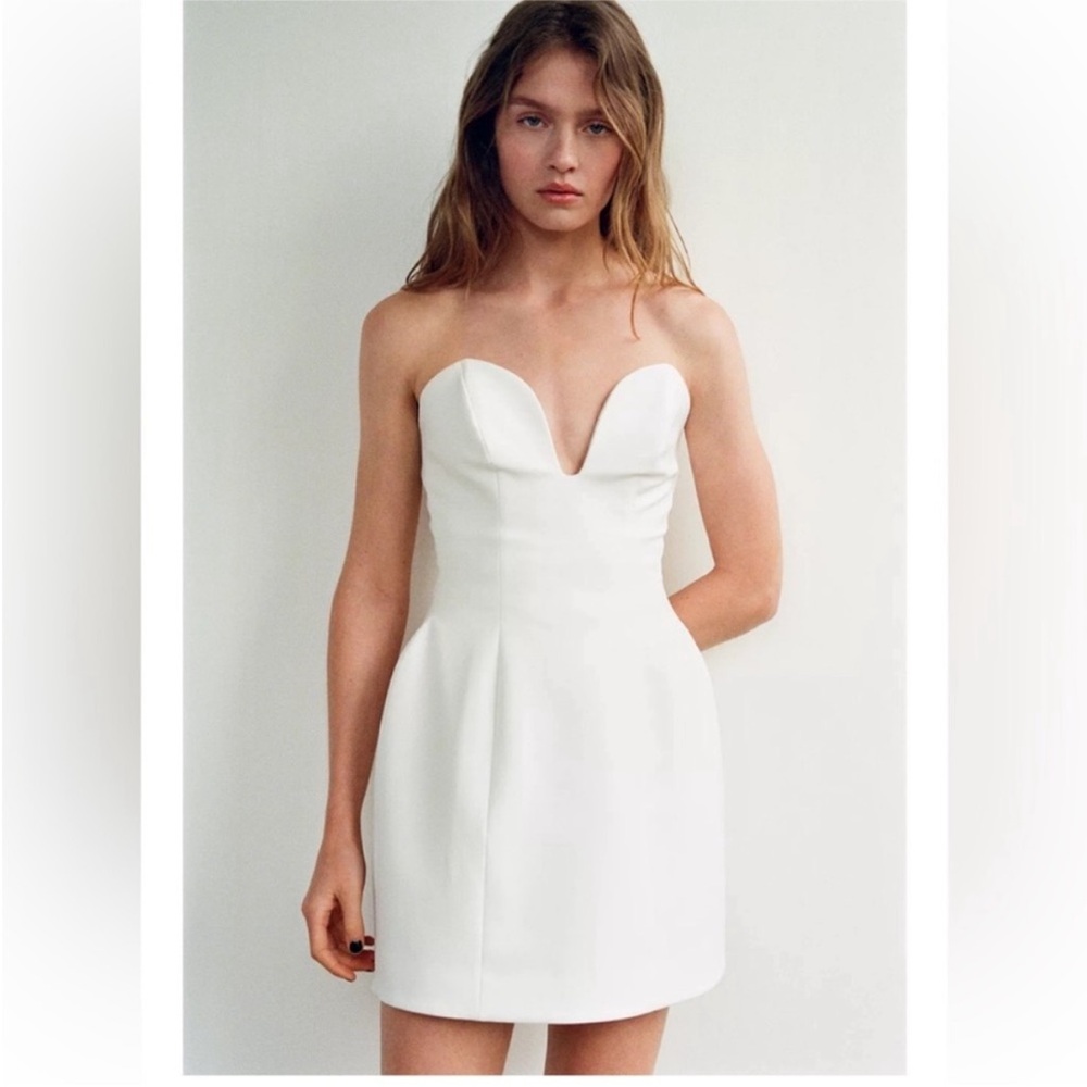 Zara Sweetheart Neckline Dress